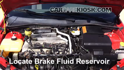 2004 Ford Focus ZTS 2.3L 4 Cyl. Brake Fluid Check Fluid Level